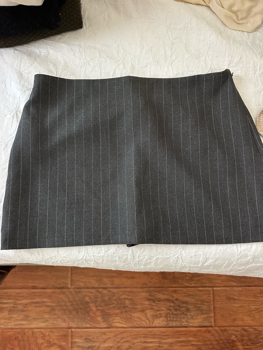 ABERCROMBIE Pinstripe Mini Skirt